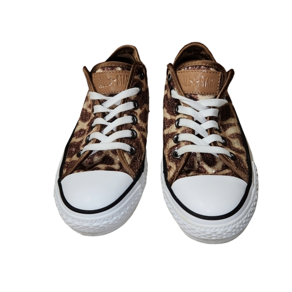 Chuck Taylor giraffe print sequined Sneakers Size 7 - Picture 3 of 8